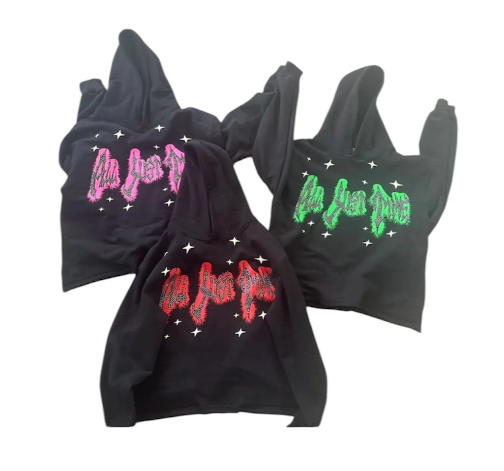 All Just Time Rhinestone Hoodie